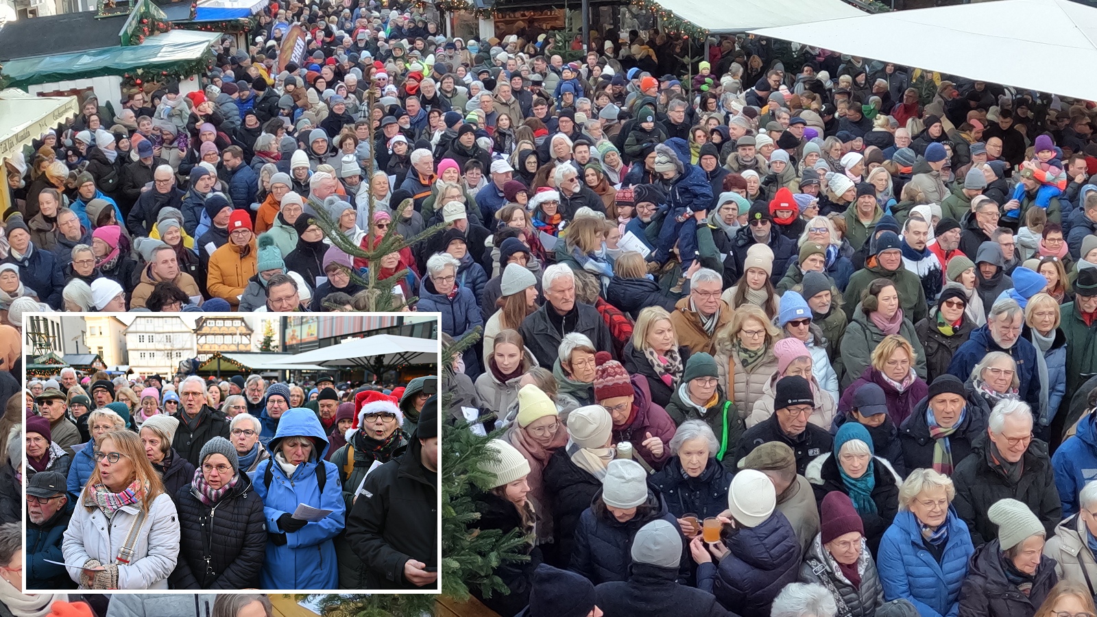 Höxter hält zusammen und wünscht sich gegenseitig frohe Weihnachten
