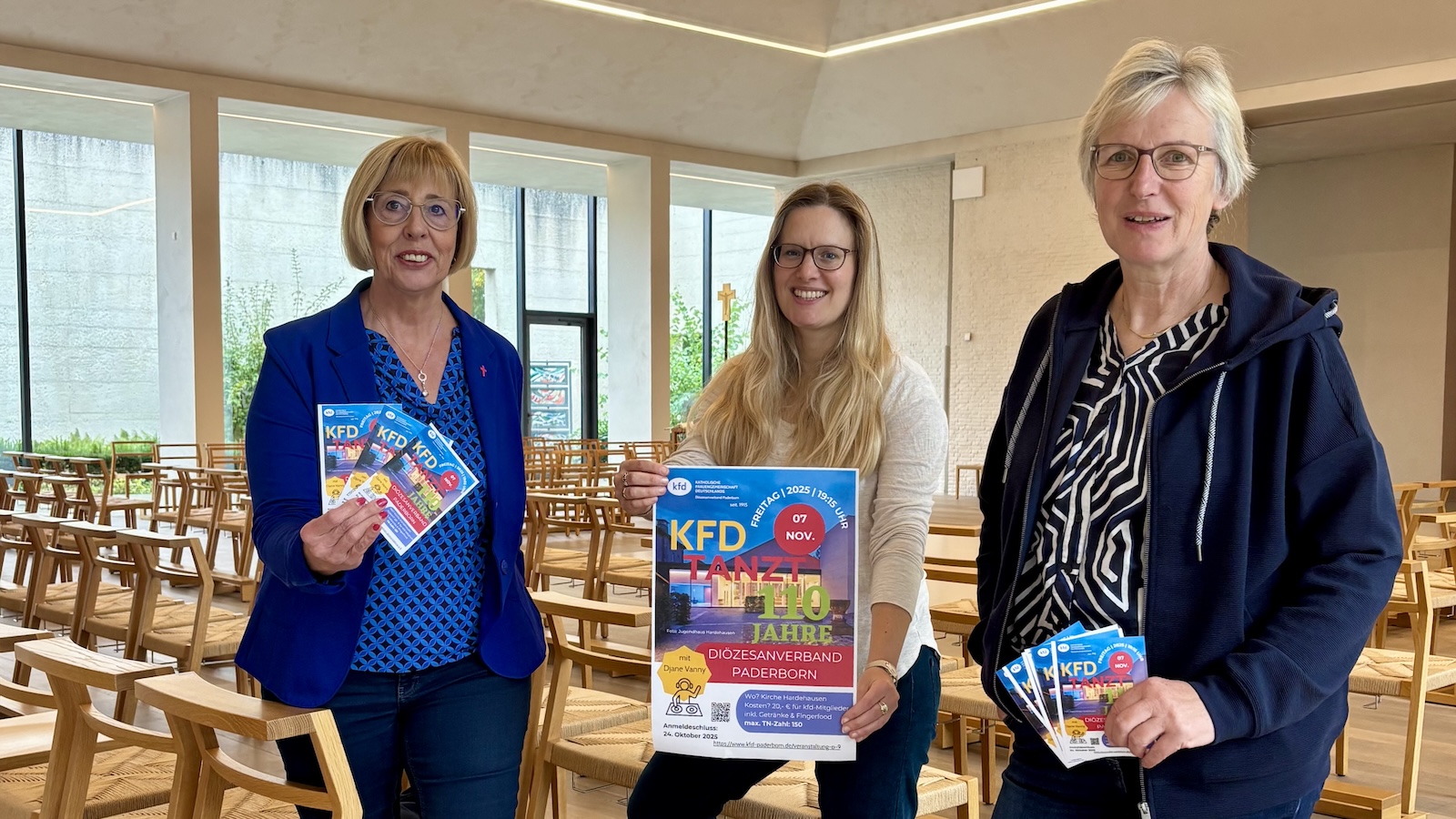 Geburtstagsfeier der besonderen Art – „Bewegte Kirche: kfd tanzt“ am 7. November in der Kirche in Hardehausen 