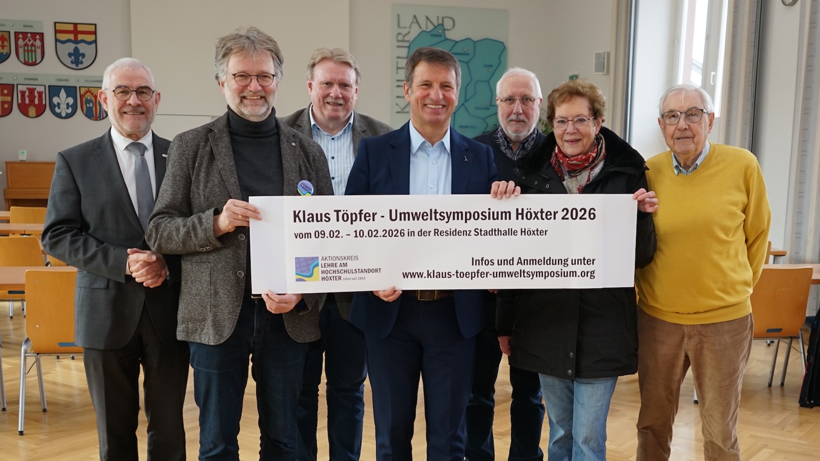 Klaus Töpfer - Umweltsymposium 2026 am 9. und 10. Februar in der Residenz Stadthalle Höxter 