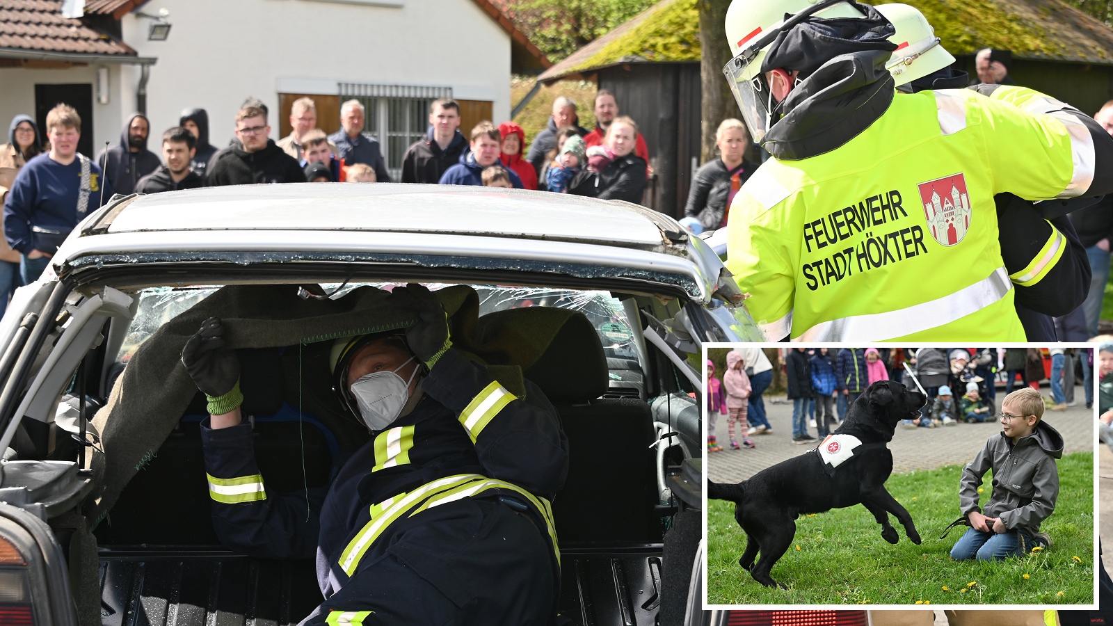 Feuerwehr zum Anfassen und Mitmachen beim Tag des offenen Tores in Bödexen